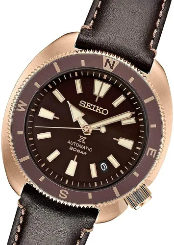 Vista 2 de SEIKO SRPG18 Prospex - Reloj para hombre color marrón 1669in acero inoxidable Marrón Buceador
