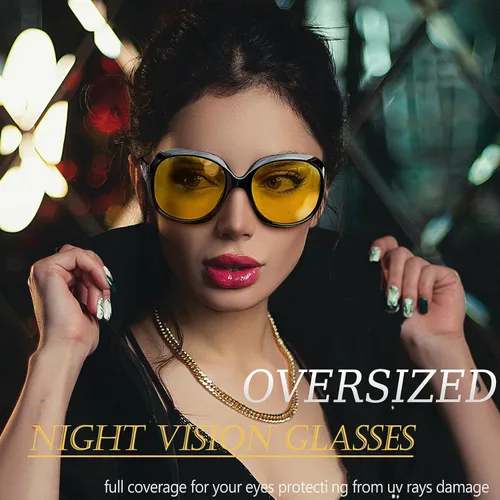 Vista 111 de Joopin Lentes de sol de gran tamaño para mujer, polarizados, grandes, para conducción, protección UV, grandes sombras