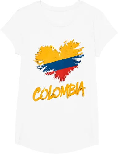 Vista 19 de Camiseta con la bandera del corazón de Colombia