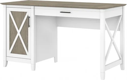 Vista 12 de Bush Furniture - Organizador de escritorio Key West con cajones , Madera, Bing Cherry cereza bing