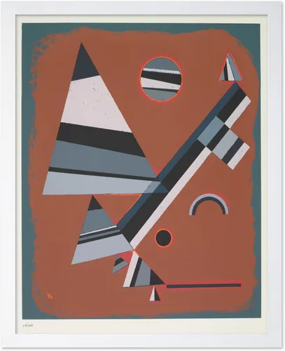 Vista 16 de Poster Master Póster vintage Wassily Kadinsky – Impresión retro delicada de tensión – Arte de formas geométricas – Arte abstracto – Arte moderno