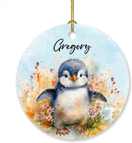 Vista 12 de Adorno de elefante de Navidad 2025, lindo adorno de elefante personalizado para árbol de Navidad, adornos de elefantes florales para bebés, regalos