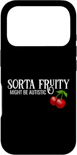 Vista 30 de Sorta Fruity Autistic Bisexual Queer Lesbian Autism Cherry Case for iPhone 16