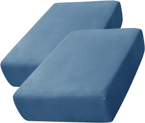 Vista 56 de CONRUSER Funda de cojín elástica de terciopelo suave, funda de cojín de felpa de terciopelo suave, fundas de sofá, protector de muebles con parte