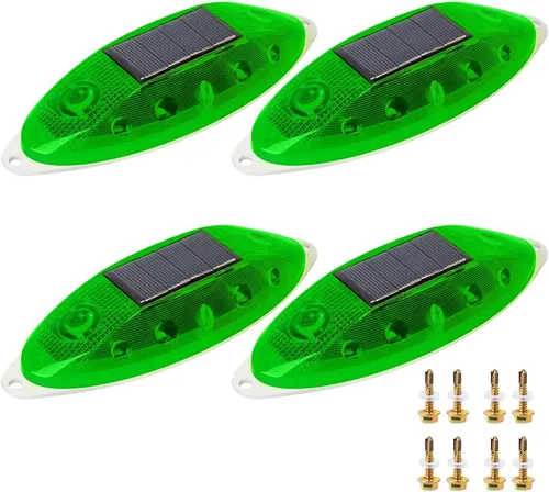 Vista 10 de Luz estroboscópica solar de advertencia LED sensible lámpara de advertencia súper brillante IP65 impermeable control de luz intermitente barricada
