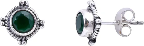 Vista 40 de Round Gemstone Stud Design 2