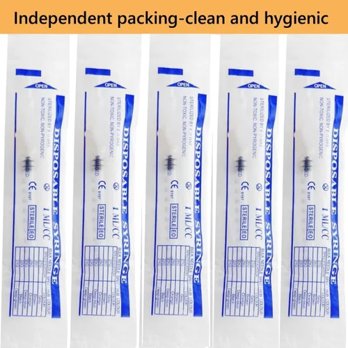 Vista 5 de Luer Lock 1ml 27Ga 1/2 pulgada - Suministros de laboratorio - Jeringas de medición con aguja para uso industrial y científico, rellenado de fluidos
