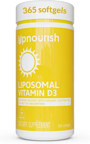 Vista 8 de UpNourish Vitamina K2 MK7 liposomal 180 mcg - 180 suplementos de vitamina K2 para mujeres y hombres - VIT K2 MK-7 con alta absorción