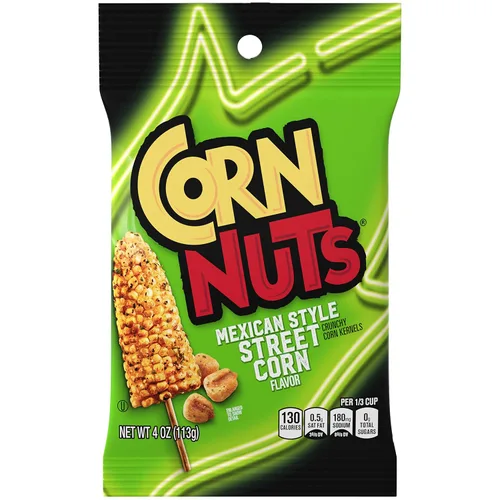 Vista 11 de CORN NUTS Granos de maíz con sabor a barbacoa, aperitivos de maíz crujientes, caja de aperitivos, paquetes variados para adultos, 4 onzas