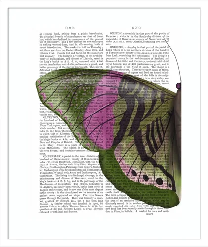 Vista 19 de Amanti Art Fab Funky - Lienzo decorativo para pared, diseño de mariposa en verde y rosa de 24 x 20 pulgadas, arte de pared de animales, decoración