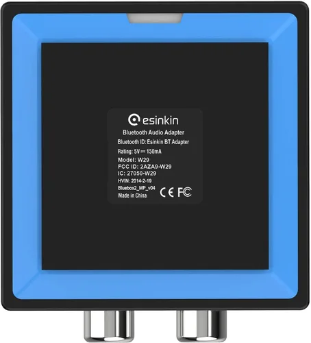 Vista 9 de Esinkin Receptor de audio inalámbrico para sistema de sonido de transmisión de música, funciona con teléfonos inteligentes, tabletas y automóvil