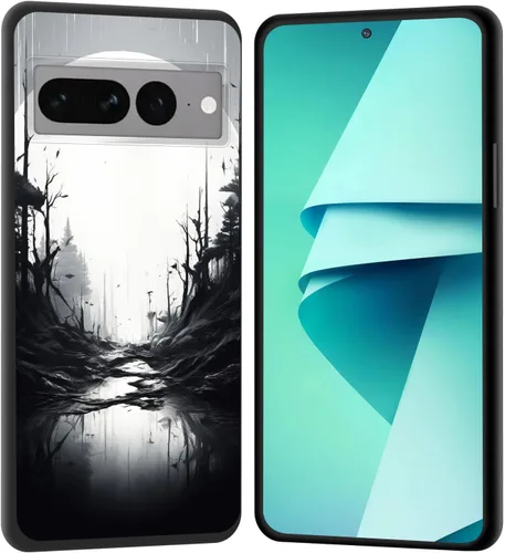 Vista 182 de Funda para Pixel 4 XL, funda de goma de silicona suave a prueba de golpes, funda protectora de cuerpo completo para Google Pixel 4 XL, ciervo