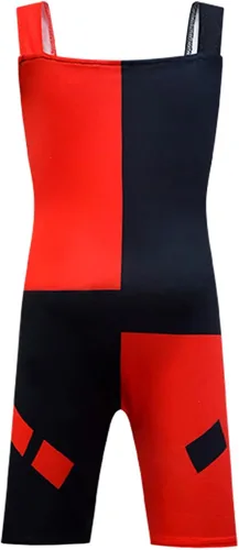 Vista 3 de ROSEZUZU Super Villain - Conjunto de disfraz de cosplay para niñas, 6-13 años
