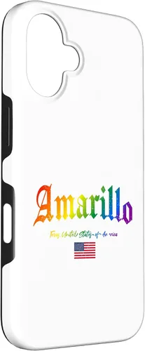 Vista 3 de iPhone 16 Amarillo Gothic Design Lgbtqai+ rainbow Version Case