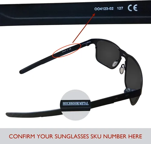 Vista 5 de Lentes de repuesto polarizadas compatibles con gafas de sol Oakley Flak 2.0 XL - Blaze Red