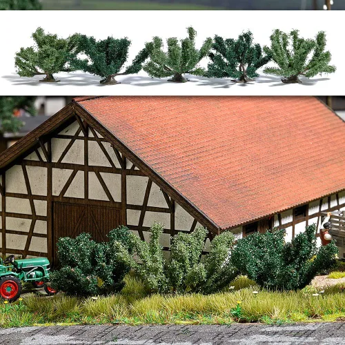 Vista 2 de Busch 6061 Summer Bushes - Kit de escenario a escala 5/A