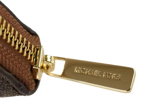 Vista 5 de Michael Kors Jet Set Travel - Estuche mediano con cremallera alrededor marróngrande caféEquipaje Funda tipo cartera para tarjetas