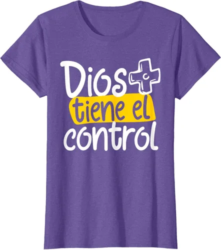 Vista 21 de Regalo Cristiano En Español Christian Spanish Dios Tiene Con Camiseta, Negro