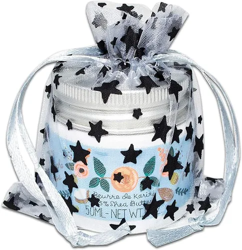 Vista 16 de The Display Guys - Paquete de 100 bolsas de regalo de organza transparente de 2 x 2.5 pulgadas con cordón