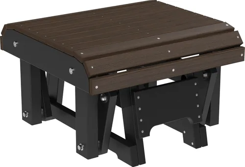 Vista 15 de LuxCraft Poly Glider - Reposapiés otomano (caoba antigua)