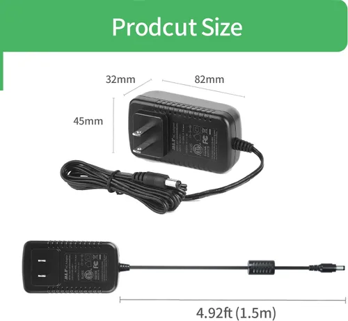 Vista 3 de Adaptador de fuente de alimentación de CA a CC 5V 4A, enchufe 0.217 in x 0.083 in, UL listado