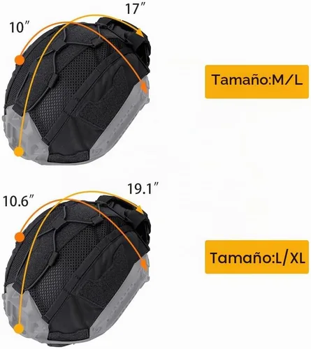 Vista 5 de IDOGEAR Tactical Helmet Cover with Battery Pouch for Fast Helmet