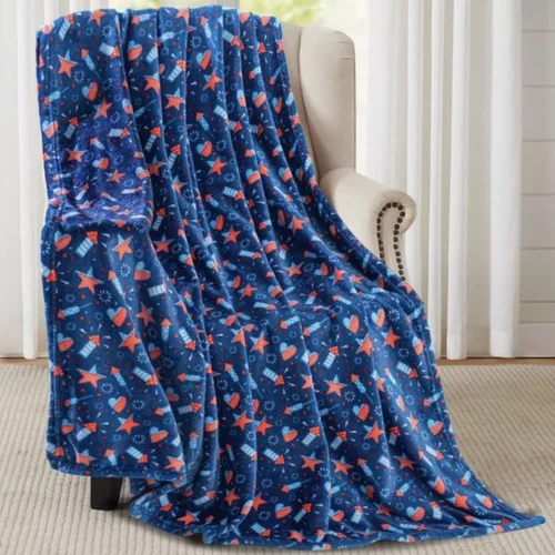 Vista 9 de Manta Tipo Throw de Vellón Suave como Terciopelo con Animales de Globos: Manta de Felpa de Terciopelo Acogedora con Diseño de Animales Rosa Oscuro