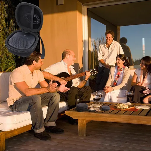 Vista 5 de Estuche duro para Altavoz inalámbrico portátil Bose SoundLink Micro Altavoz Bluetooth, negro