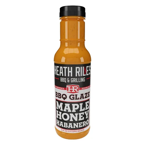 Vista 8 de Heath Riles BBQ Glaseado para barbacoa habanero de manzana – Salsa BBQ de manzana, glaseado de costillas dulce y picante para paleta de cerdo