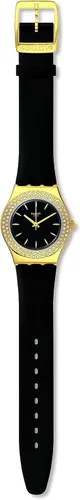 Vista 2 de Goldy Show Negro Reloj estándar