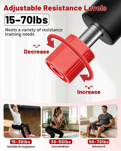 Vista 2 de Pelvic Floor Exercise Devices, Thigh Trainer for Women 360° Rotatable TPE Cushion, Strengthens Pelvic Muscles & Inner Thigh, Portable Kegel Gear
