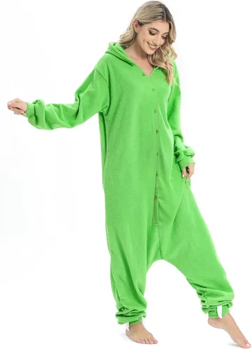 Vista 5 de Wishliker Adult Onesie Animal Pajamas Halloween Cosplay Costumes Party Wear