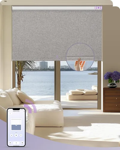 Vista 13 de Graywind Persianas motorizadas con sistema de resorte, persianas manumáticas opacas personalizadas, control por aplicación, persianas automáticas