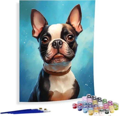 Vista 18 de Diymood Pintura por números para adultos, barco, pintura al óleo náutica acrílica por números, kits para niños y adultos principiantes