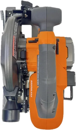 Vista 7 de RIDGID 18V SUBCOMPACT SIN CEPILLO Inalámbrico 6-1/2 pulgadas Herramienta de sierra circular SOLAMENTE R8656B La batería y el cargador se venden