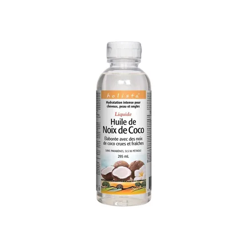 Vista 2 de Aceite de coco líquido orgánico Holista, 10.0 fl oz