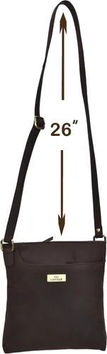 Vista 13 de VALENCHI Real Genuine Leather Women's Crossbody Purse/Bag With Adjustable Strap