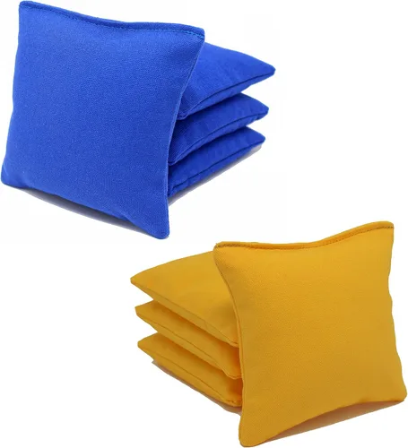 Vista 3 de Bolsas de cornhole con regulación ACA de Donkey Sports (personalizable) Juego de 8. Relleno de maíz.
