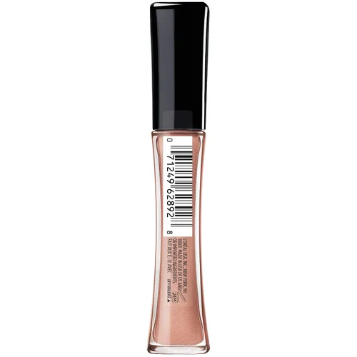 Vista 2 de L'Oreal Paris Makeup Infallible - Brillo labial hidratante de 8 horas, pétalo nude, 0.21 onzas líquidas Pétalo Desnudo