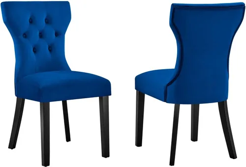 Vista 5 de Modway Silueta - Silla de comedor, color coñac
