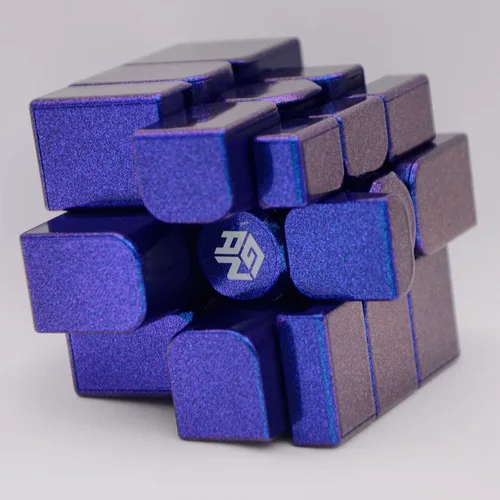 Vista 7 de Bukefuno GAN Mirror M UV 3x3 Speed Cube 2022 Rompecabezas magnético cubos de color morado (versión UV)