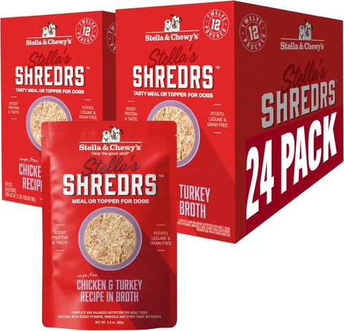 Vista 12 de Stella & Chewy's Tiras de Carne de Res Alimentada con Pasto y Pollo - Bolsas de Comida Premium para Perros - Perfectas Para Comedores Exigentes