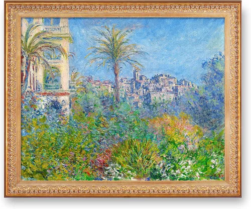 Vista 139 de A&T ARTWORK Antibes Seen from The Salis Gardens de Claude Monet Las Obras de Arte Clásico Mundial Reproducciones, Impresiones de Arte en Lienzo