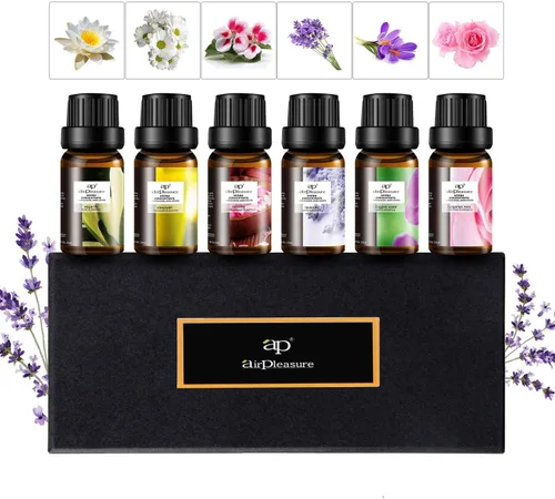 Vista 11 de Blossom - Juego de aceites esenciales para aromaterapia, 6 x 0.5 fl oz para difusor, humidificador, purificador de aire, lirio aguamarina, jacinto