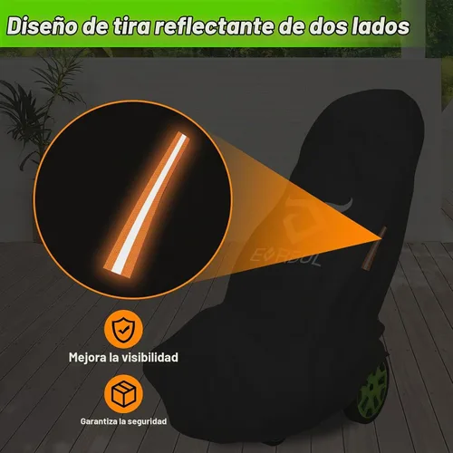 Vista 6 de EVRBUL - Funda universal para hidrolimpiadora a presión de estilo vertical u horizontal, cubierta impermeable para lavadora a presión