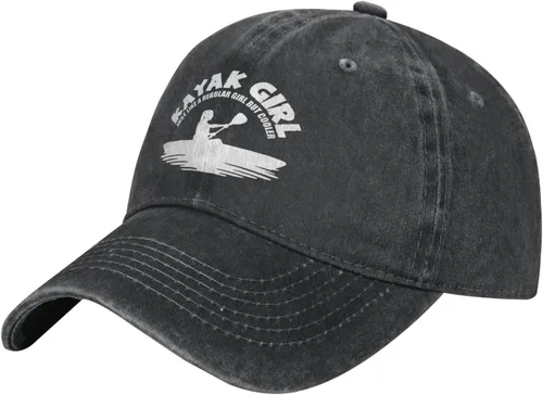 Vista 2 de NVJUI JUFOPL Sombrero de kayak para mujer, gorra de béisbol ajustable lavada para kayak