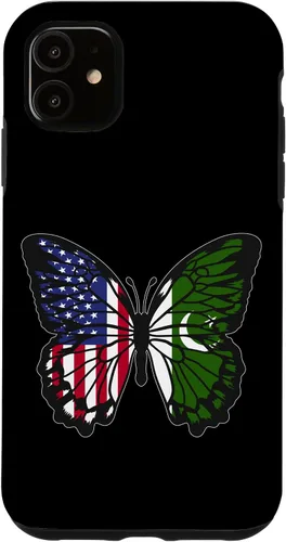 Vista 8 de Pakistani Roots USA Pakistan Mix Butterfly Pakistan Heritage Case for iPhone 17
