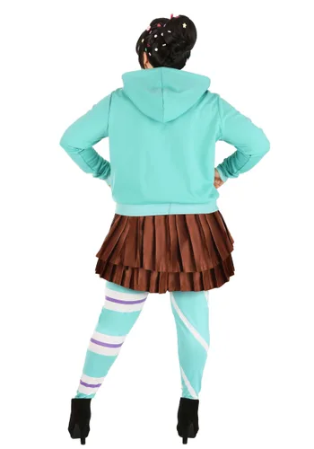 Vista 2 de Disfraz Disney Vanellope Talla Grande de Wreck-It Ralph Multicolor