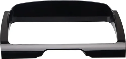 Vista 2 de Bisel central de radio estéreo negro para Harley Touring Electra Glide Street Glide Tri Glide 2014-2023