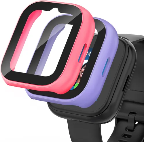 Vista 9 de Paquete de 2 protectores de pantalla compatibles con Sync Up Kids Watch 2, carcasa protectora general de policarbonato duro, accesorios para SyncUp